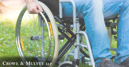 person in wheelchair