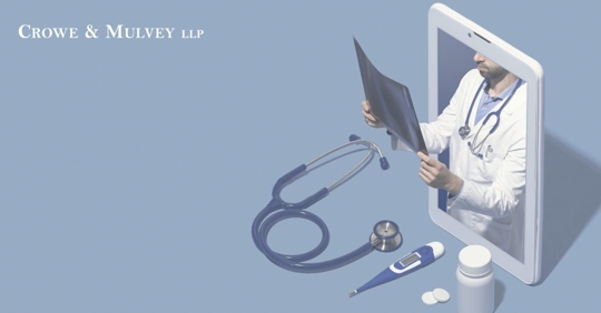 a doctor on an tablet screen